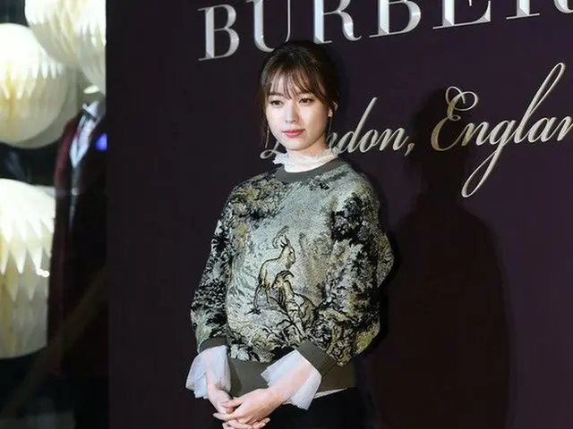 Actress Han Hyo Ju, participation in the event. Burberry 160th anniversaryevent, Seoul.