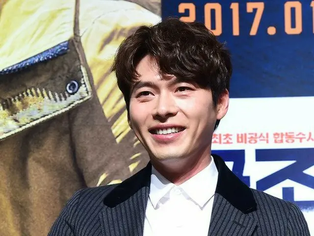 Actor Hyun Bin participates in the film ”Kosuke” production presentation.Yesterday, I just accepted
