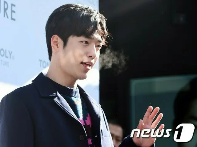 Actor Seo Kang Joon, brand 'TONYMOLY' reflected on the face. . Greatadvertisement effect. . Seoul Sh