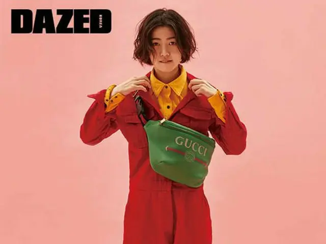 Actress Shim Eun Gyung, released pictures. ”DAZED”.