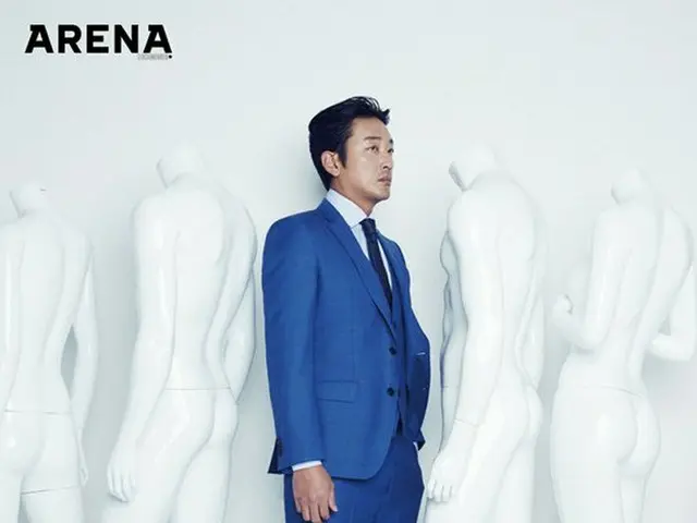 Actor Ha Jung Woo, released pictures. Magazine ”ARENA”