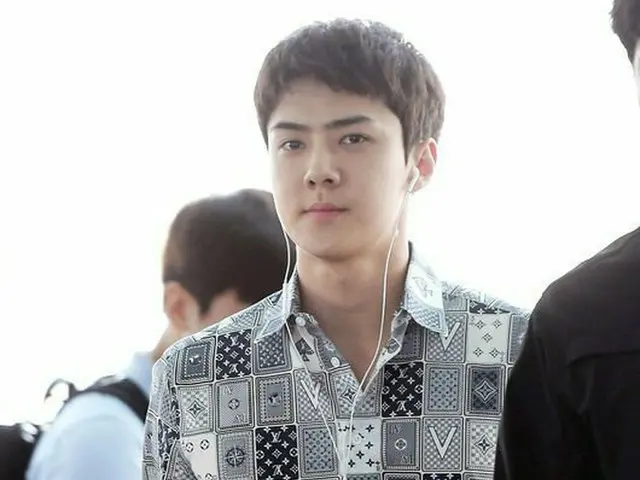 EXO SEHUN, to Paris, France to attend brand show. Incheon International Airport.