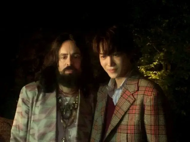 【T Official】 EXO, France ”GUCCI 2019 Cruise Fashion Show” appearance of KAIwith creative director Al