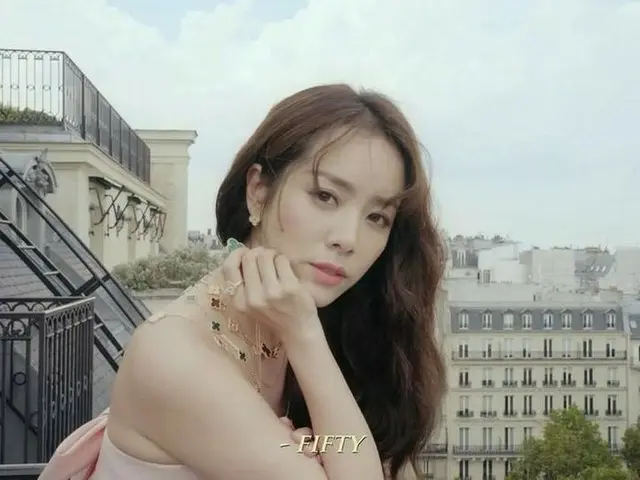 【G Official vog】 Actress Han Ji Min, released shooting in Paris.