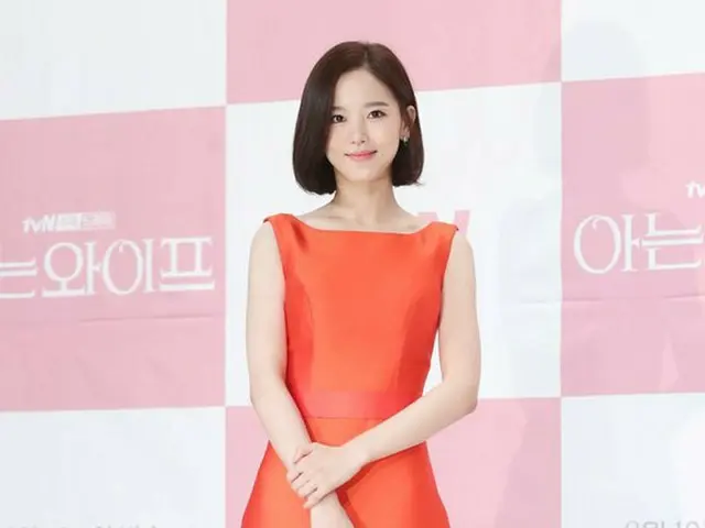 Actress Kang Han Na, attended production presentation of tvN TV Series ”Knowingwife”. Seoul TIMES SQ