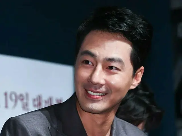 Actor Jo In Sung attended the movie 'Anzujo' production reporting meeting.