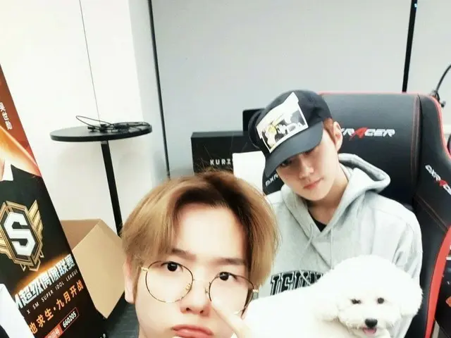 【T Official】 EXO, Baek hyeon and Sehun's third game! Releasing the photobefore the game!! Please wat
