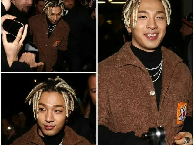 BIGBANG SOL (Taeyang), appeared in the Milan fashion show. International mediaalso coverage.