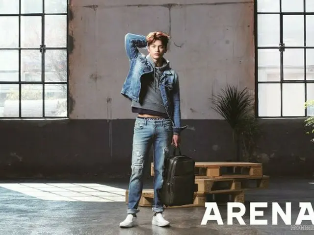 Actor Seo In Guk, released pictures. A magazine ”ARENA”.