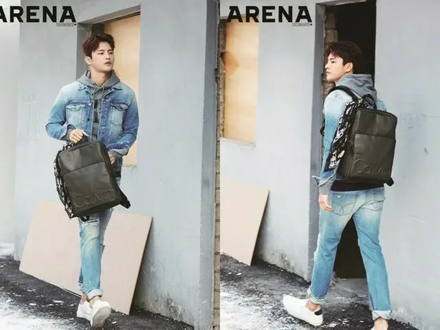 Singer / actor Seo In Guk, released pictures. A magazine ”ARENA”.