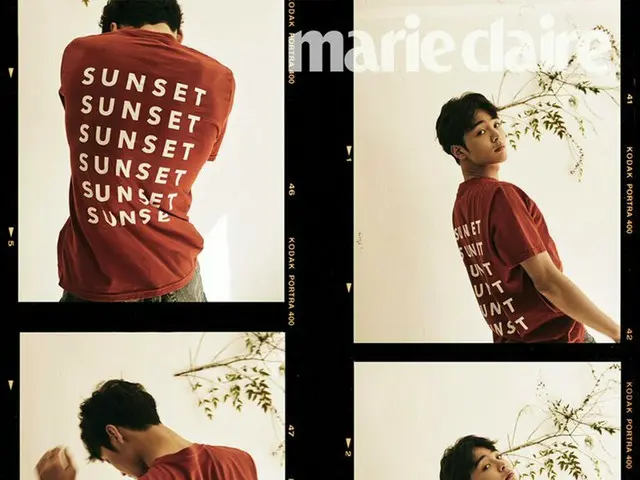 Kim MinJae, released pictures. Magazine ”marie claire”.