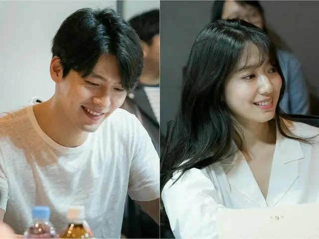 Actor HyunBin, actress Park Sin Hye et al., released the scene of them readingthe script of TvN's TV