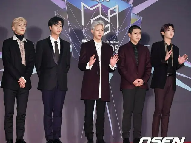 DAY 6, 2018 MGA (MBC PLUS X genie music AWARDS) appeared in the red carpet.Incheon South Gymnasium o