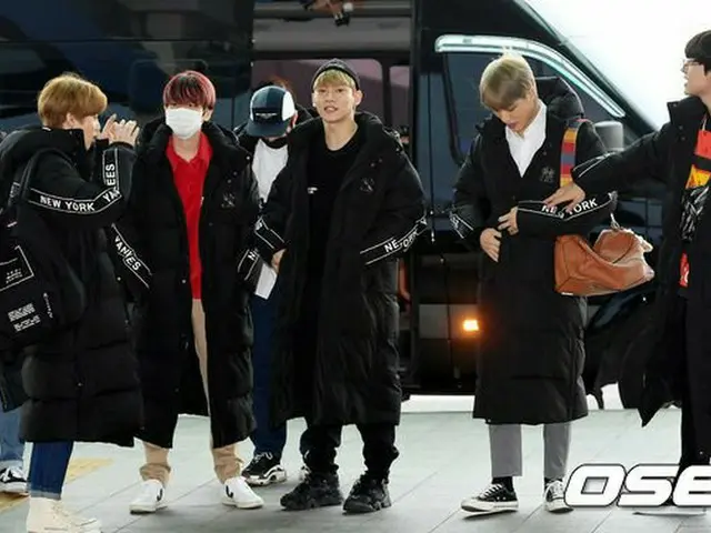 EXO, departure to Taiwan for overseas schedule.