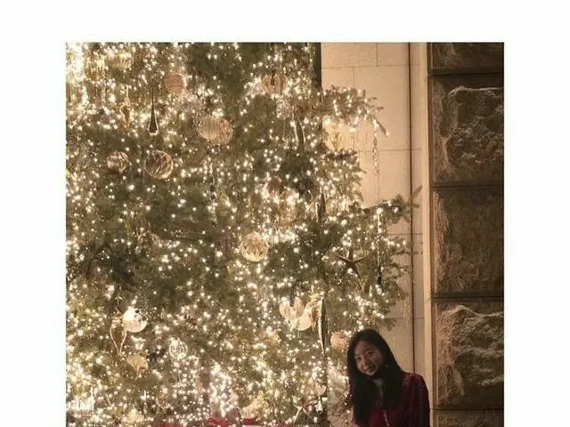 【G Official】 former Secret Han Seung-hwa, SNS update. Christmas season lastmonth.