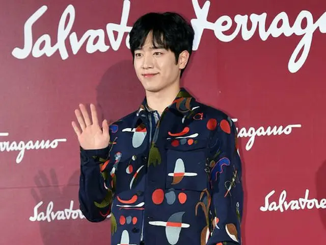 Actor Seo Kang Joon, women's shoes collection attended the Commemorative PhotoWall. @ Seoul · Shilla