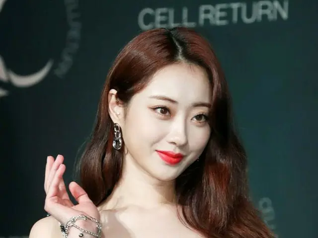 9MUSES former member KYUNGRI attends the LED mask brand ”CELLRETURN” new productlaunch event.