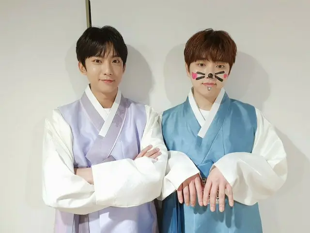 [JT Official] B1A4, RT _B1A4OFFICIAL: #Bar Happy New Year🥰 #B1A4 #Sandeul #GONGCHAN #SANDEUL #GONGC