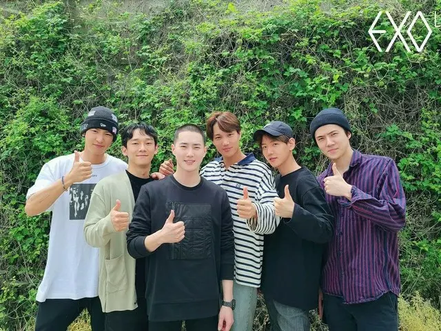 “ EXO”成员陪同SUHO入伍