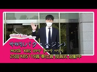 演员朴海镇获得第25届“ KBS119奖”服务奖