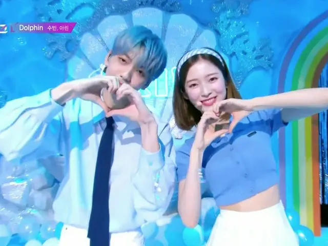 #TXT Soobin和#OhMyGirl Arin，音乐广播“ MUSIC BANK” MC首次亮相