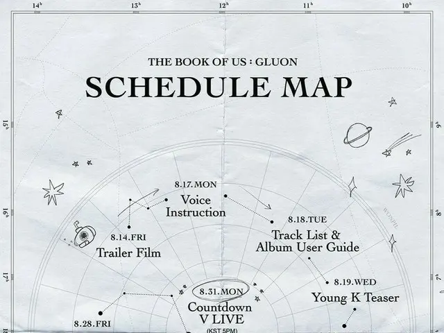 [D Official jyp] DAY6 (Even of Day) Schedule Map #DAY6 #DAY6 #Even_of_Day#The_Book_of_Us #Gluon #JYP