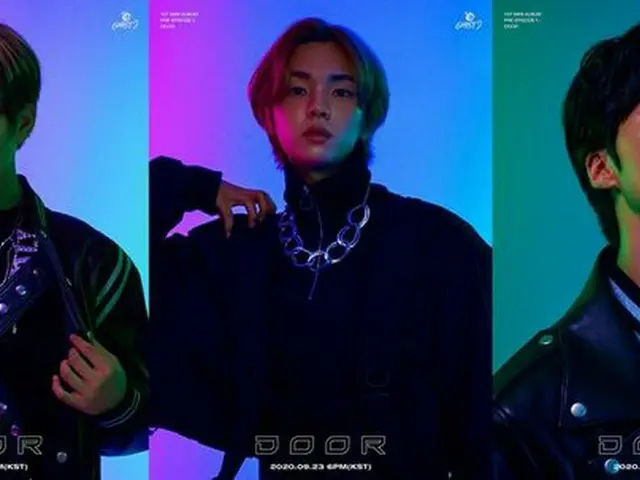 GHOST9 Lee Jin Woo Lee Gun Sung李宇星，首张专辑“ PRE EPISODE 1：DOOR”的个人概念照片发布