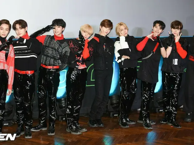 新秀男孩组合“ GHOST 9”正在举行首次亮相展示