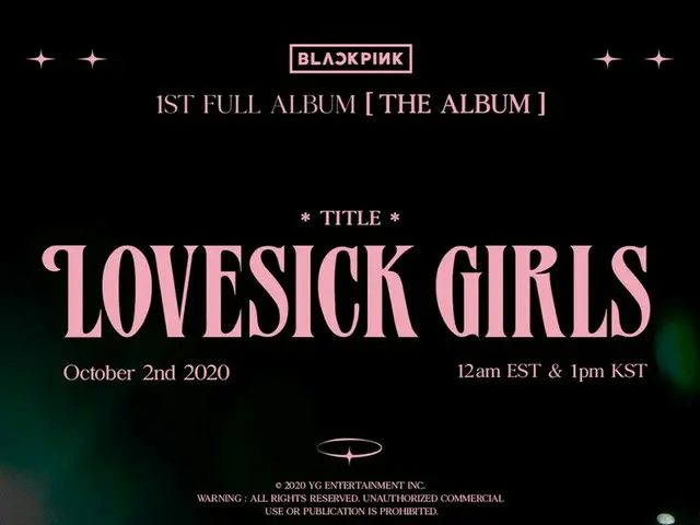 【d公式yg】 #BLACKPINK'Lovesick Girls'TEASER POSTER 第一届全专辑《专辑》  ✅2020.10.02，美国东部标准时间