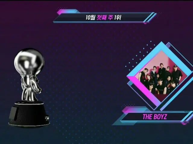 #TheBoyz，今天的第一名