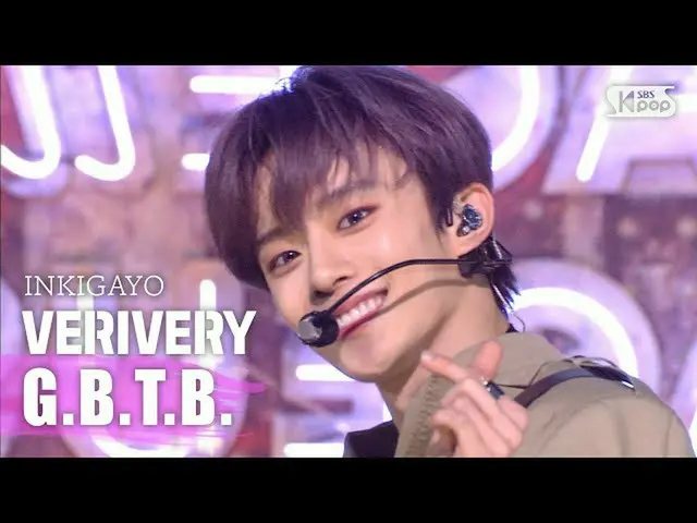 ER公式sb1】VERIVERY_ _（VERIVERY_）-GBTB INKIGAYO_ inkigayo 20201018  