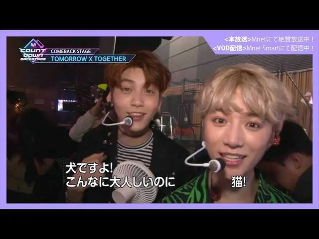 [J官方mn]✨TXT _ _回归纪念交付✨[M COUNTDOWN _ _后台] #320 TOMORROW X TOGETHER CUT  