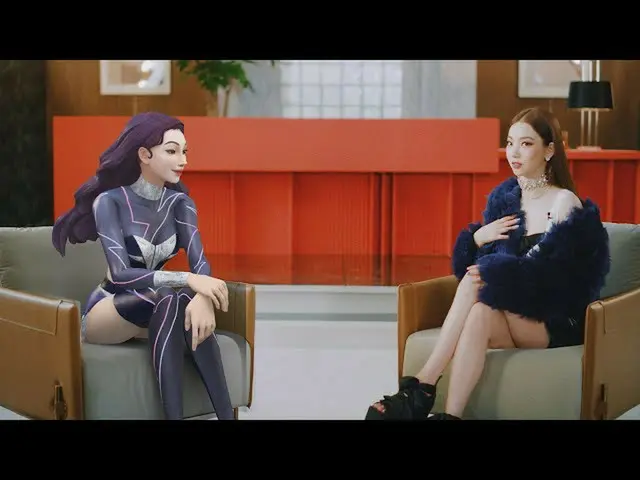 与SM新秀女子组合“ aespa”的KARINA和Avatar发行了视频