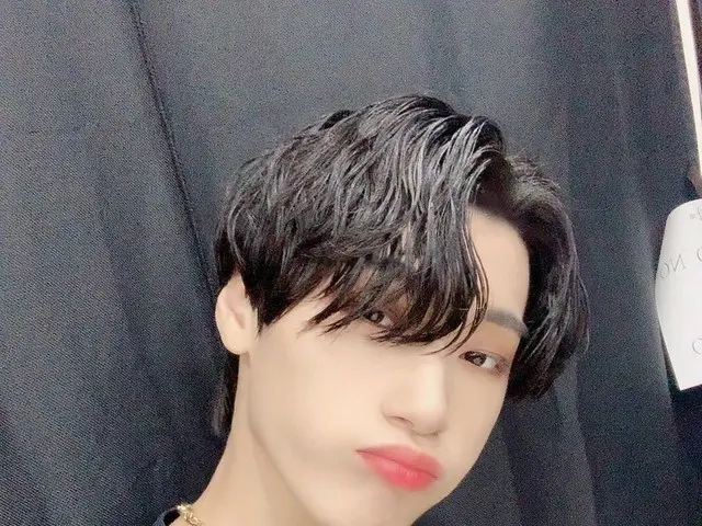 【T公式】ATEEZ，[ #san]辛苦了，大家❤️我好想你🏔 #ATEEZ #ATEEZ