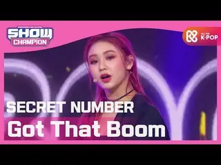 【公式mbｍ】[SHOW CHAMPION] [COMEBACK]机密NUMBER_-收到了那支繁荣（Secret NUMBER_ _-得到了那支繁荣）l EP