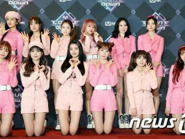 IZONE，PRODUCE48广播期间排名变化的主题