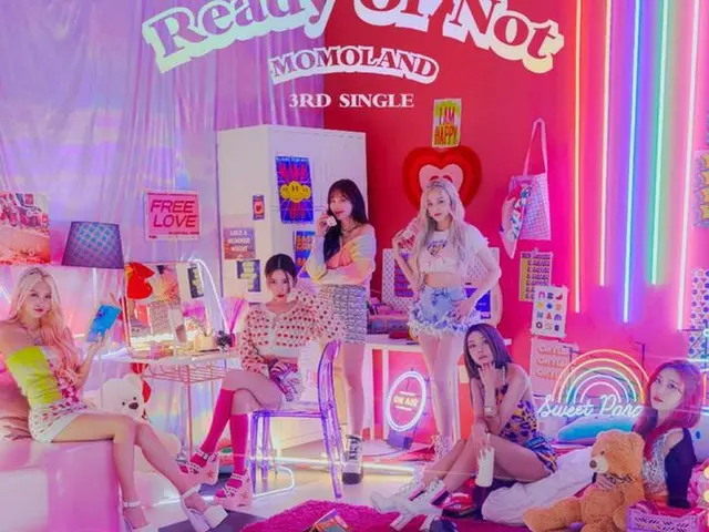 MOMOLAND's new song ”Ready Or Not” MV has exceeded 10 million views. .. ..