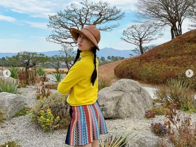 女星黄C的女儿李智妮谈论的话题与TWICE娜燕完全一样