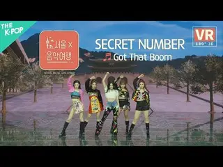 【公式sbp】[VR]秘密NUMBER_（秘密NUMBER_ _）-BoomㅣSeoul X音乐巡回演唱会（首尔音乐发现）第五名  