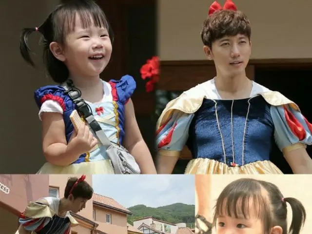 Ki Tae Young, her daughter Lohi and she appeared in a couple look of ”SnowWhite”!