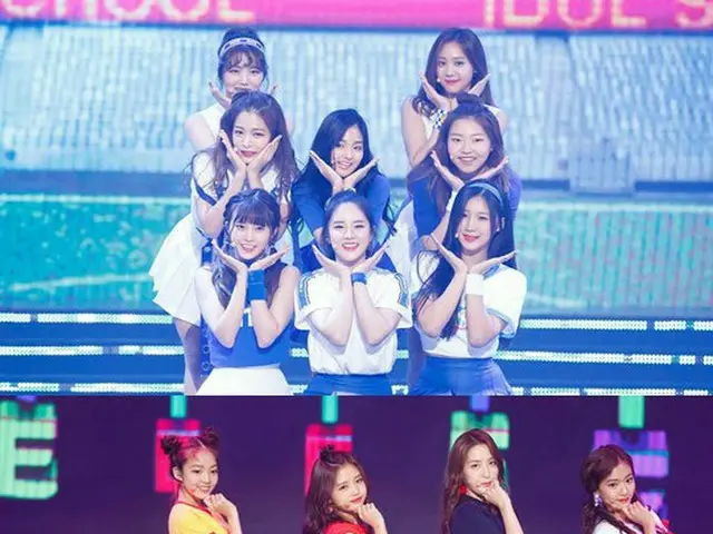 Today's ”Idol School”, last week's BLACKPINK senior original song ”whistle” andGFRIEND seniors origi
