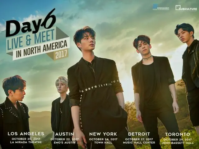 DAY 6, October Tour held in five different venues North America!