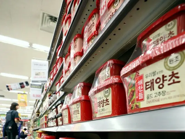 去年，韩国Gochujang的出口价值增长了35％