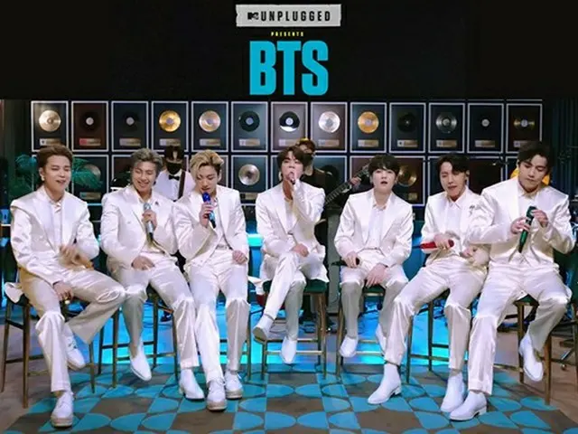 出现在BTS和MTV的传统现场直播系列“ MTV Unplugged”中