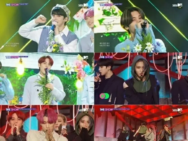 在ATEEZ和复出的同时，他在“ THE SHOW”中获得了第一名