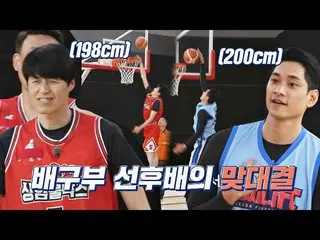 排球俱乐部Bang Shin-bong-Kim Yo Han_的扣篮照片在篮球场上相遇并射门（篮球）第14集|公式jte（排球俱乐部🏐面对面） JTBC 21