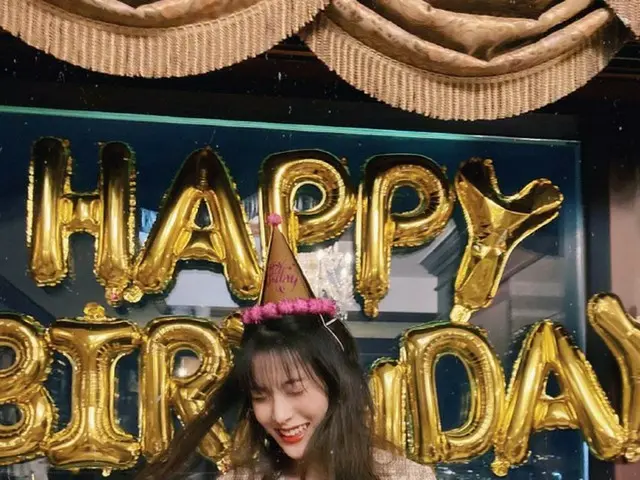 Gyuri（KARA）揭示了浪漫华丽的生日派对的最新状态