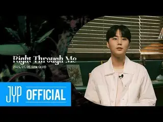 【公式jyp】DAY6 (Even of Day) ＜Right through Me＞ Intro Film - Young K  