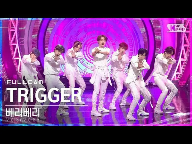 【官方sb1】【前排Fancam 4K】VERIVERY_'TRIGGER'全摄│@SBS Inkigayo_2021.08.29.  
