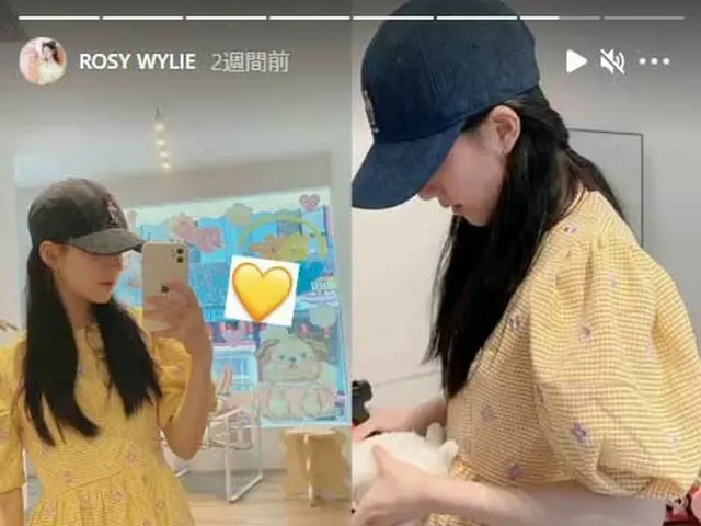 中国女星赵露思，韩国网友纷纷议论，私家咖啡馆的设计是否是韩国设计师yislow设计的咖啡馆的盗版作品